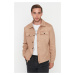 Trendyol Camel Regular Fit Pocket Buttoned Winter Suede Jacket Coat