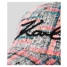 Šiltovka Karl Lagerfeld Signature Tweed Cap