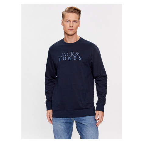 Jack&Jones Mikina 12244404 Tmavomodrá Standard Fit Jack & Jones