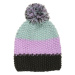 Dievčenská zimná čiapka COLOR KIDS Hat-Colorblock-741227.6685-violet tulle