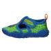 PLAYSHOES Plážové / kúpacie topánky 'Dino'  modrá / zelená / mätová / oranžová