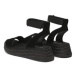 Calvin Klein Jeans Espadrilky Sporty Wedge Rope Su Con YW0YW00977 Čierna