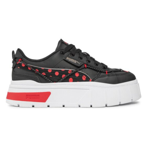 Puma Sneakersy Mayze Stack Miraculous Jr 393906 01 Čierna