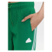 Adidas Teplákové nohavice Future Icons 3-Stripes Regular Tracksuit Bottoms IB8534 Zelená Regular