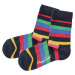 Happy Socks Ponožky  kráľovská modrá / žltá / zelená / ružová / čierna