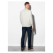 Krémový pánsky sveter Ombre Clothing E178