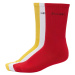 Lettering Socks 3-Pack Yellow/Red/White