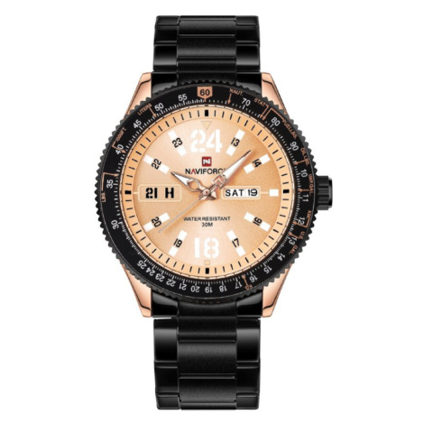 Pánske hodinky NAVIFORCE - NF9102 (zn060d) - rosegold / black