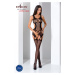 Passion BS066 black - Bodystocking Farba: Čierna