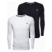 Ombre Men's longsleeve set with elastane - MIX 2