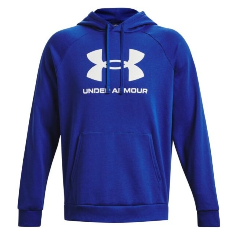 Under Armour RIVAL FLEECE LOGO HD Pánska mikina, modrá, veľkosť