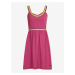 Letné a plážové šaty pre ženy Alpine Pro - ružová, žltá