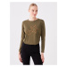 LC Waikiki Crew Neck Embroidered Long Sleeve Women's Blouse