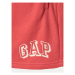 Gap Športové kraťasy 885590-02 Koralová Relaxed Fit