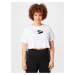 NIKE Funkčné tričko 'Nike'  čierna / biela