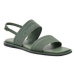 Calvin Klein Sandále Flat Sandal He HW0HW01990 Zelená