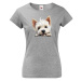 Dámské tričko s potlačou Westík - tričko pre milovníkov psov