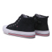 Tommy Hilfiger Plátenky High Top Lace-Up T3A9-32679-0890 S Čierna