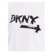 DKNY Pyžamový top YI2422629 Biela Relaxed Fit