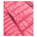 Ružová prešívaná dámska vesta (23038)