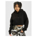 Cropped hood, black