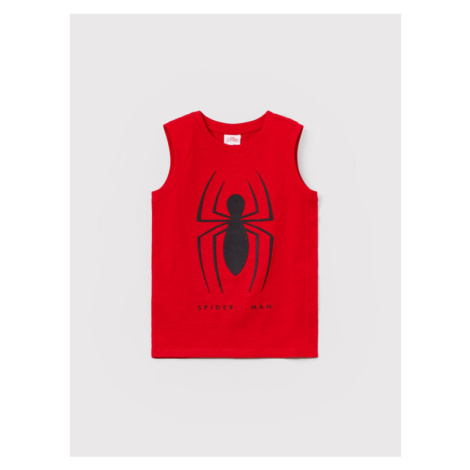 OVS Top SPIDER-MAN 1499384 Červená Regular Fit