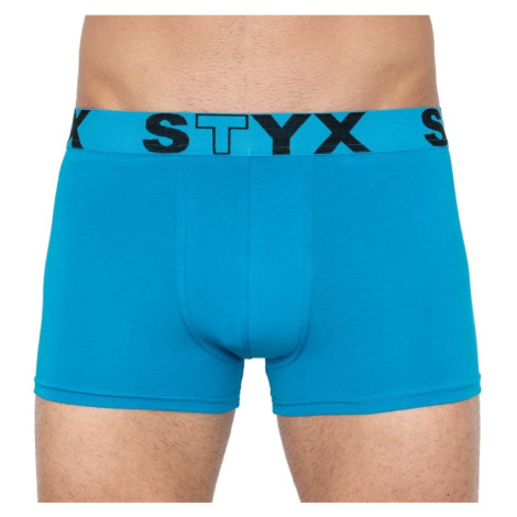 Men's boxers Styx sports rubber light blue