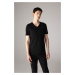 DEFACTO Slim Fit V Neck Basic Short Sleeve 100% Cotton T-shirt