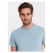 Ombre Men's classic cotton BASIC T-shirt - blue