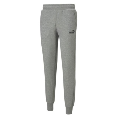 Puma ESS + 2 COL LOGO PANTS FL B Chlapčenské tepláky, sivá, veľkosť