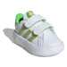 Detská rekreačná obuv ADIDAS Grand Court 2.0 Tinkerbell white linen green lucid lime