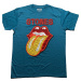 The Rolling Stones tričko Dia Tongue Havajská modrá