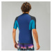 Pánske tričko 500 s UV ochranou na surf krátky rukáv modré