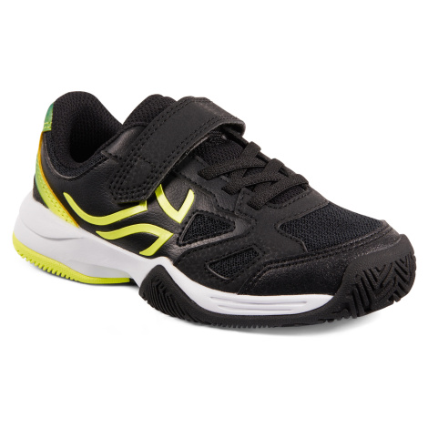 Detská tenisová obuv TS560 čierno-žltá
