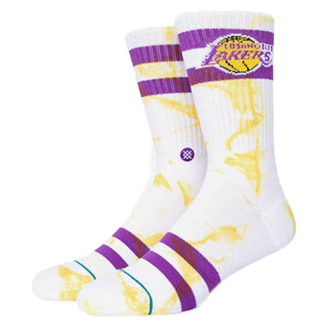 Stance Lakers Dyed Socks - Unisex - Ponožky Stance - Žlté - A556C21LAK-GLD