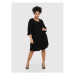 ONLY Carmakoma Košeľové šaty Megan 15256798 Čierna Regular Fit