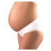BABYONO Nohavičky podbrušné pre tehotné ženy biele veľ.S