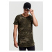 Camo Shaped Long Tee Olive Camo