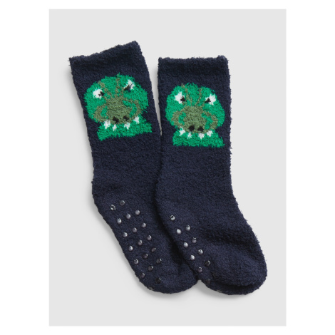 GAP Detské ponožky dinosaurus Tmavo modrá