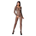 Passion BS068 black - Bodystocking Farba: Čierna