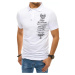 Men's White Polo Shirt with Dstreet Embroidery
