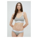 Brazílske nohavičky Calvin Klein Underwear šedá farba, 000QF5981E