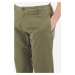 Nohavice La Martina Man Chino Pants Cotton Linen Burnt Olive