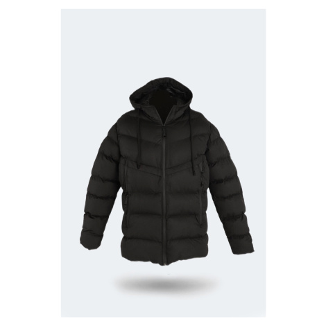 Slazenger HAIFA Pánsky kabát plus veľkosti čierny