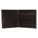 Pánska kožená peňaženka Calvin Klein Bill - hnedá