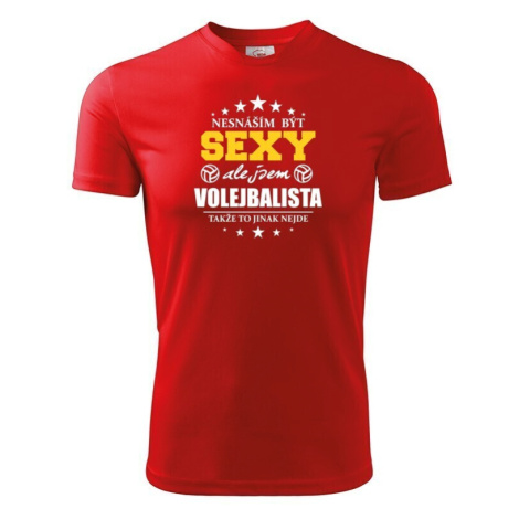 Pánské tričko s nápisom Sexi volejbalista