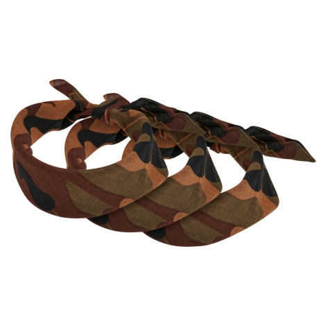 Bandana 3-pack woodcamo Urban Classics