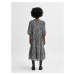 SELECTED FEMME Košeľové šaty 'Viole'  čierna / biela