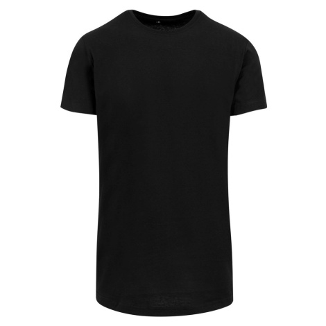 Build Your Brand Pánske predĺžené tričko - Čierna