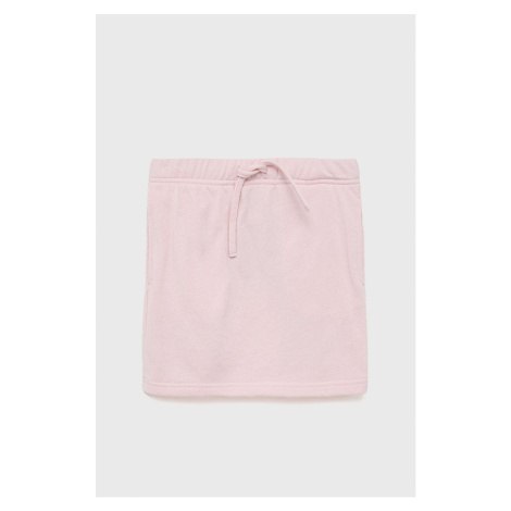 Dievčenská sukňa Kids Only ružová farba, mini, rovný strih